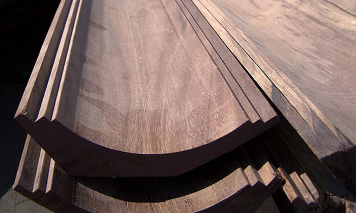 walnut crown molding